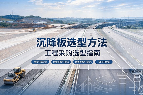 福建沉降板选择方法
