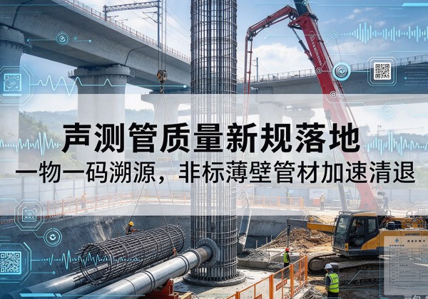 福建声测管质量新规落地，一物一码溯源，非标薄壁管材加速清退