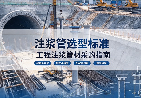 福建注浆管选型标准